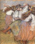 Edgar Degas Russian Dancers oil painting artist